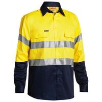 3M TAPED HI VIS DRILL SHIRT LONG SLEEVE