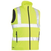 TAPED HI VIS PUFFER VEST - H PATTERN (SHOWER PROOF)