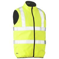 TAPED HI VIS REVERSIBLE PUFFER VEST (SHOWER PROOF)