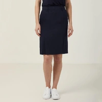 NNT CAT2QB Poly Viscose Gaberdine Flex Waist Pleat Skirt