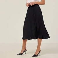 NNT CAT2R2 Georgie Midi Pleated Skirt