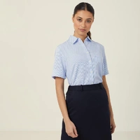 NNT CAT4AB Poly Print Short Sleeve Action Back Shirt