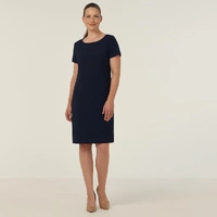 NNT CAT62U Crepe Stretch Short Sleeve Dress