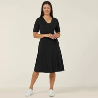 NNT CAT699 Matt Jersey Wrap Dress