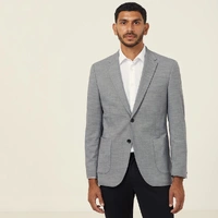NNT CATB94 Linen Look Half-Lined Jacket
