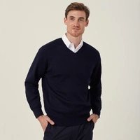 NNT CATE28 Wool Rich V-Neck Sweater