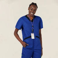 NNT CATRFU Next-Gen Antibacterial Active Koller Scrub Top