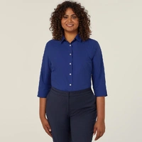 NNT CATUDH Poly Cotton End On End 3/4 Sleeve Shirt