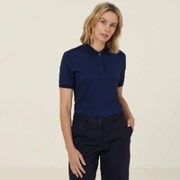 NNT CATUF9 Textured Cotton Poly Short Sleeve Polo