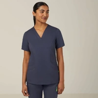 NNT CATULM Next-Gen Antibacterial Active Florence Scrub Top