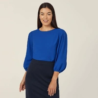 NNT CATUPM French Georgette 3/4 Sleeve Top