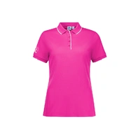 Biz Care CST313LS Womens Pink Short Sleeve Polo