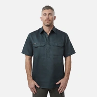KingGee K04060 Originals Short Sleeve Closed Front Cotton Drill Work Shirt