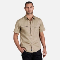 KingGee K14355 Tradies Lightweight Cotton Drill Short Sleeve Work Shirt