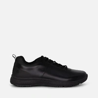 KingGee K22245 Superlite Leather Lace Up Work Shoes - Black