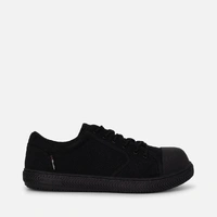 KingGee K26540 Grip 3000 Slip Resistant Canvas Safety Shoes - Black