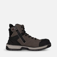 KingGee K27120 Quantum Hybrid Zip/Lace Composite Toe Work Boots 5" - Cedar