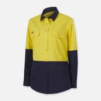 KingGee K44226 Women's Workcool Vented Spliced Shirt Long Sleeve