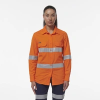 KingGee K44231 Womens Workcool Vented Reflective Shirt