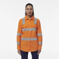 KingGee K44232 Women's Workcool Vented Vic Rail Shirt