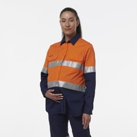 KingGee K44234 Womens Workcool Maternity Reflective Shirt