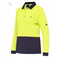 WOMENS WORKCOOL HYPERFREEZE SPLICED L/S POLO