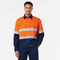 KingGee K54007 Originals Closed Front  Vented Drill Shirt Tape