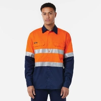 KingGee K54025 Originals Vented Drill Shirt Taped