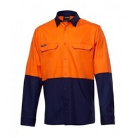 WORKCOOL PRO HI VIS SPLICED LONG SLEEVE SHIRT