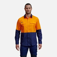 KingGee K54027 Workcool Pro Hi-Vis Stretch Long Sleeve Work Shirt
