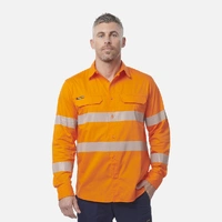 KingGee K54031 Workcool Pro Hi-Vis Stretch Reflective Work Shirt