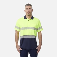 KingGee K54215 Workcool Hyperfreeze Hi-Vis Reflective Short Sleeve Polo