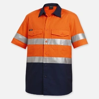 KingGee K54885 Workcool 2 Hi-Vis Reflective Short Sleeve Work Shirt