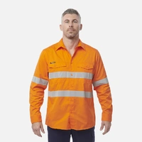KingGee K54890 Workcool 2 Hi-Vis Reflective Long Sleeve Work Shirt