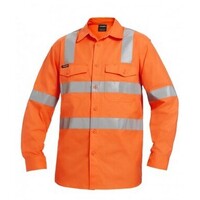 WORKCOOL 2 HI VIS REFLECTIVE X BACK LS SHIRT