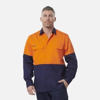 KingGee K54912 Workcool Vented Spliced Shirt Long Sleeve