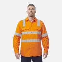 KingGee K54917 Workcool Vented X Back Shirt Long Sleeve