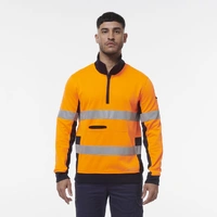 KingGee K55040 Reflective Spliced 1/4 Zip Fleece