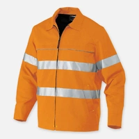 KingGee K55805 Hi-Vis Reflective Nano-tex Cotton Drill Work Jacket