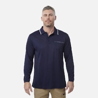 KingGee K69790 Workcool Long Sleeve Polo Shirt