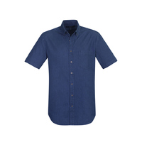 INDIE MENS DENIM S/S SHIRT  