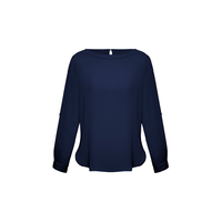 MADISON LADIES BOATNECK BLOUSE