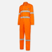 KingGee Y00080 ShieldTec FR Light Weight Hi Vis Taped Coverall PPE2