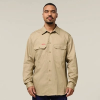 Hard Yakka Y04630 Core Long Sleeve Lightweight Vented Cotton Shirt