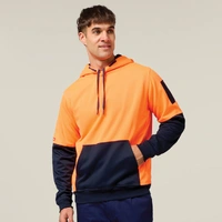 Hard Yakka Y19325 Hi-Vis 2 Tone Fleece Hoodie