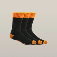 Hard Yakka Y20014 Core Hi Vis Work Crew Sock - 3 Pack
