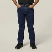 Hard Yakka Y43247 Mustang Regular Fit Stretch Work Jean - Indigo