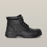 Hard Yakka Y60086 Gravel Lace Up Steel Toe Safety Boot - Black
