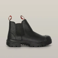 Hard Yakka Y60088 Grit Pull On Steel Toe Safety Boot - Black