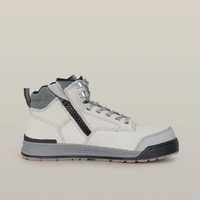 Hard Yakka Y60202 3056 Lace Up & Side Zip Steel Toe Safety Boot - Grey